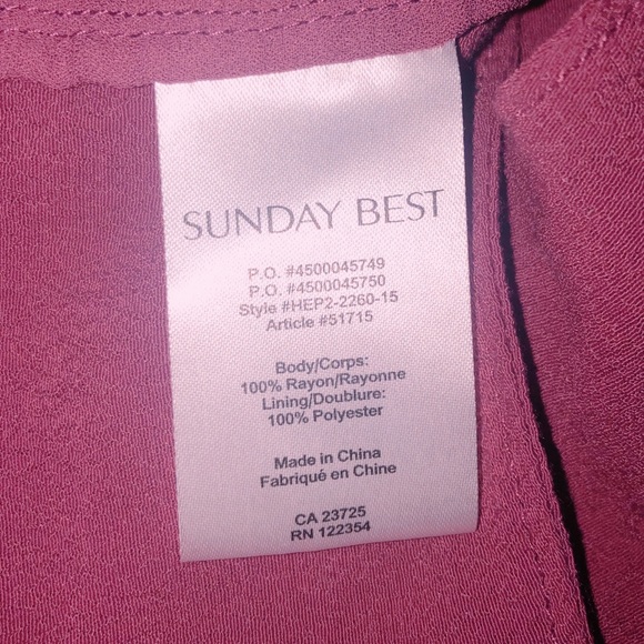 sunday best tank top - Picture 2 of 2